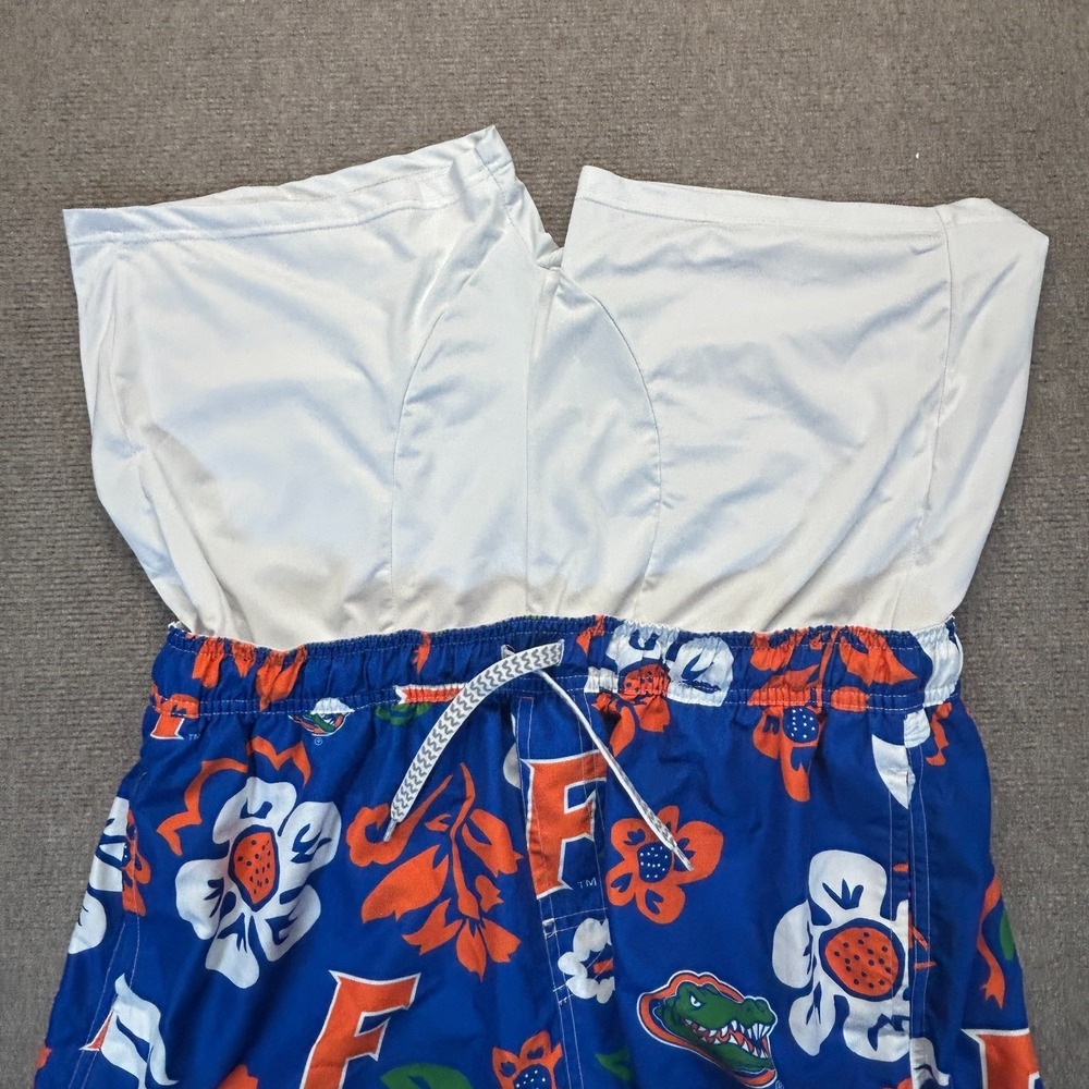 Florida Gators Swim Trunk Short Mens XL Lined Floral Volley AOP Wes and Willy 5" - Picture 6 of 12